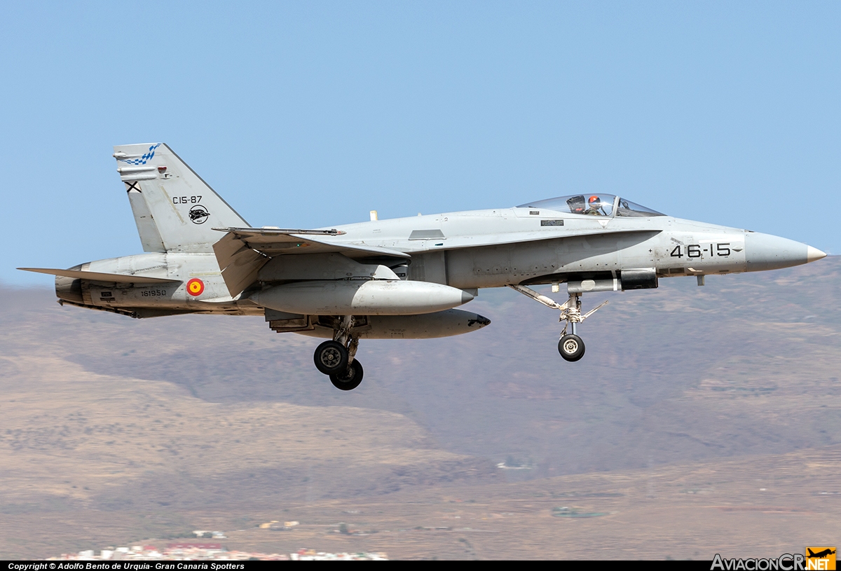 C.15-87 - McDonnell Douglas F/A-18E Super Hornet - Ejército del Aire Español