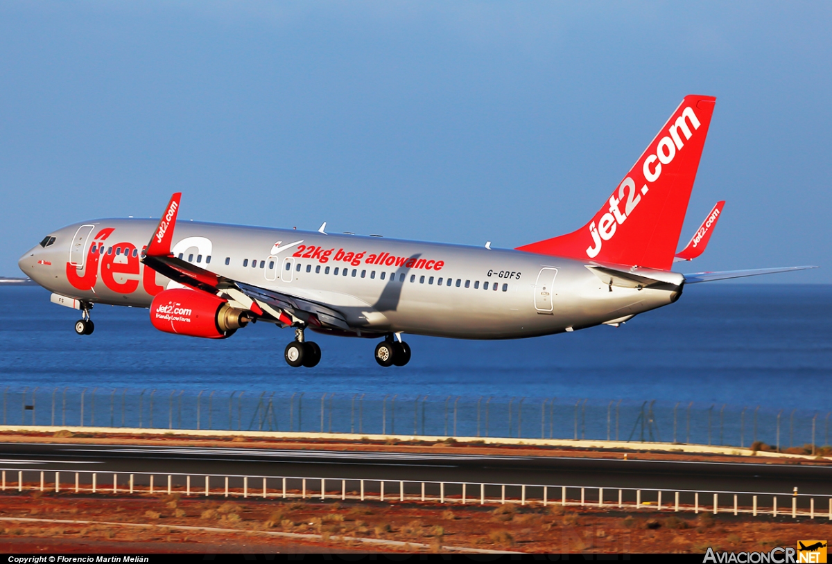 G-GDFS - Boeing 737-86N - Jet2.com