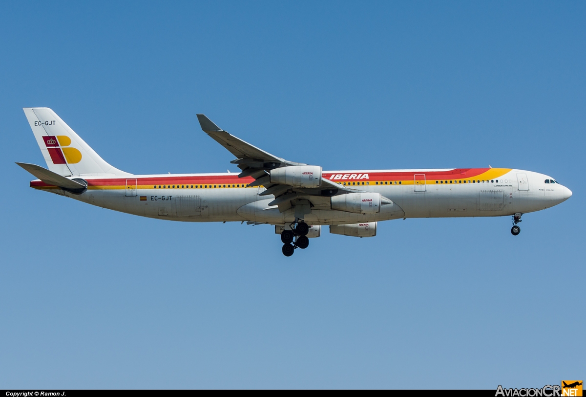 EC-GJT - Airbus A340-313X - Iberia