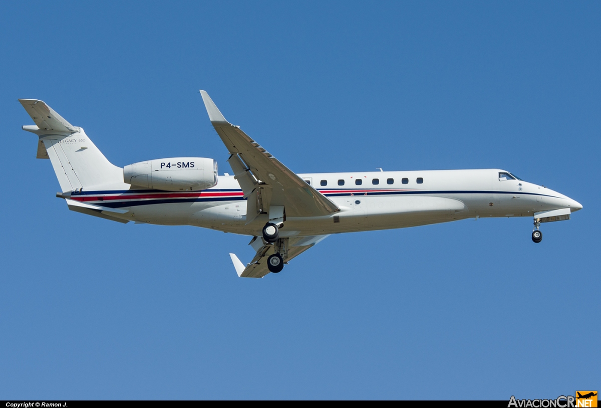 P4-SMS - Embraer EMB-135BJ Legacy 600 - Petroff Air