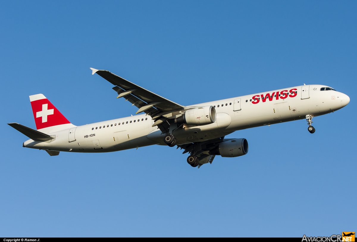 HB-ION - Airbus A321-212 - SWISS