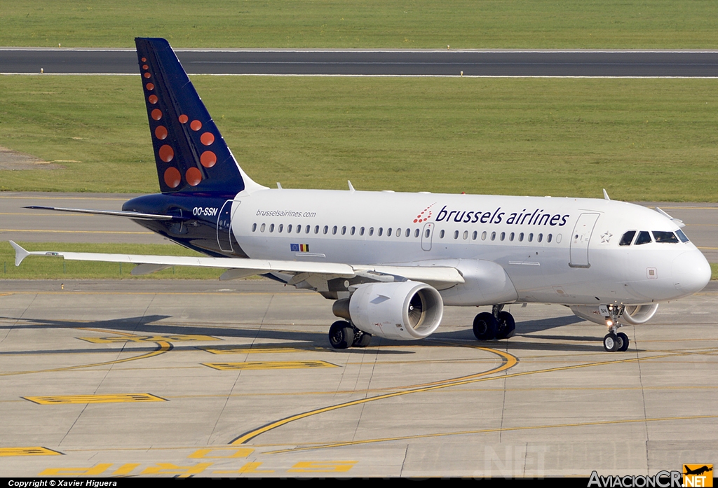 OO-SSN - Airbus A319-112 - Brussels airlines