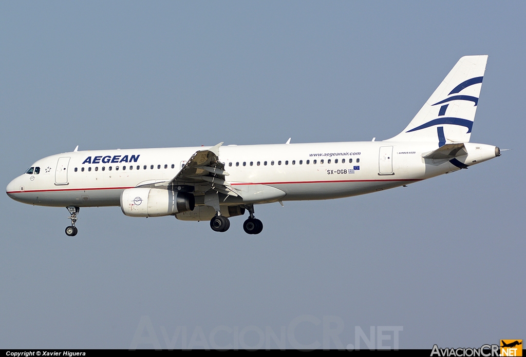 SX-DGB - Airbus A320-232 - Aegean Airlines