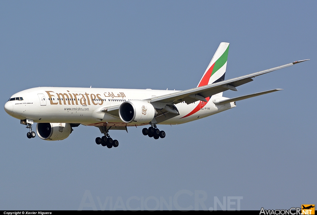 A6-EWE - Boeing 777-21H/LR - Emirates