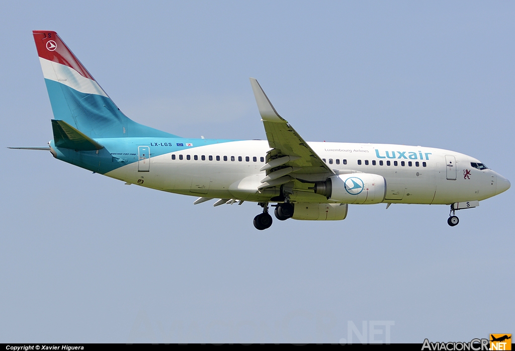 LX-LGS - Boeing 737-7C9 - LUXAIR