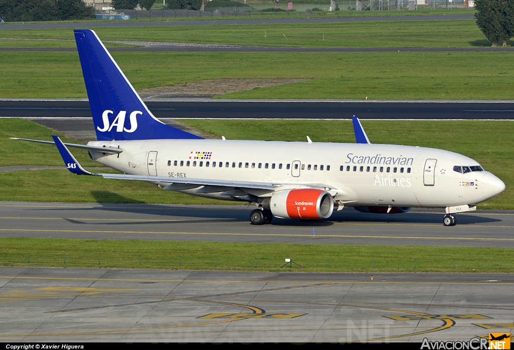 SE-REX - Boeing 737-76N - Scandinavian Airlines (SAS)