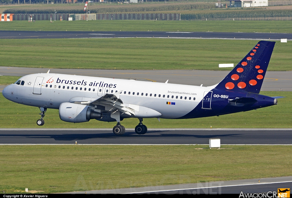 OO-SSU - Airbus A319-111 - Brussels Airlines