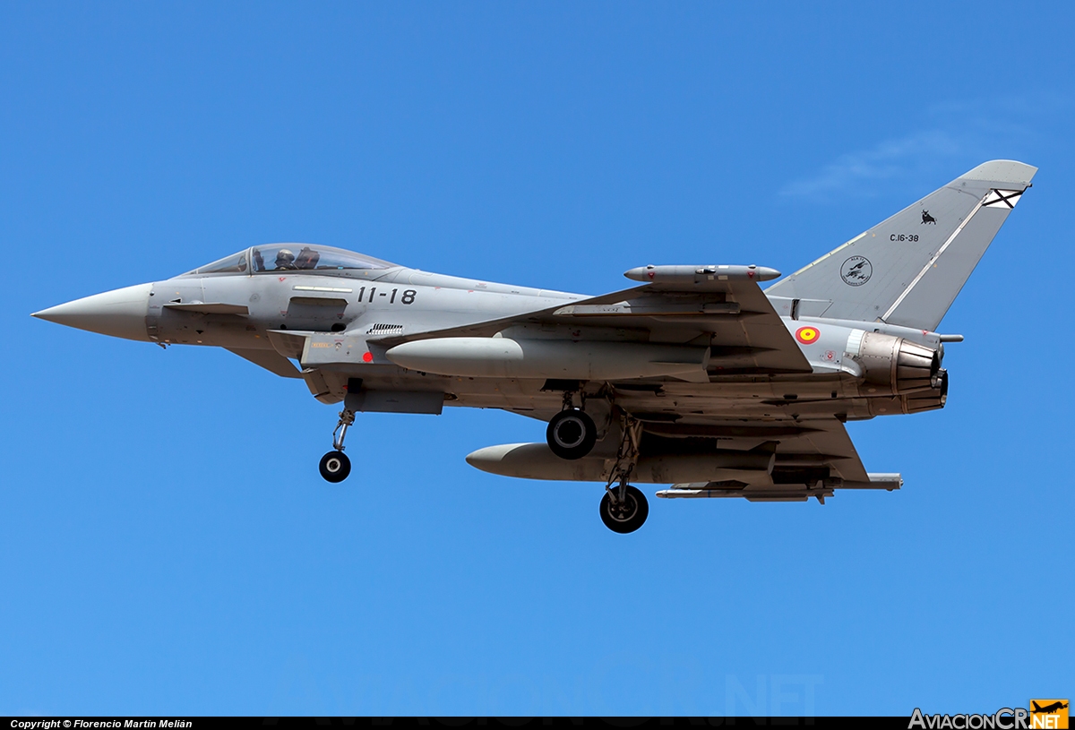 C.16-38 - Eurofighter Typhoon - Ejército del Aire Español