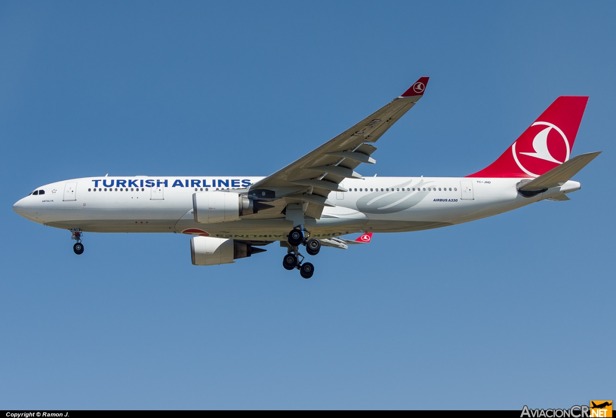 TC-JND - Airbus A330-203 - Turkish Airlines