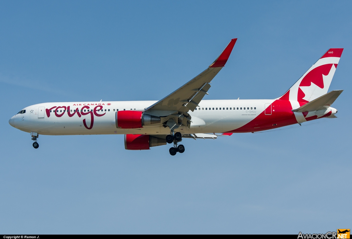 C-GHLU - Boeing 767-36N/ER - Air Canada Rouge