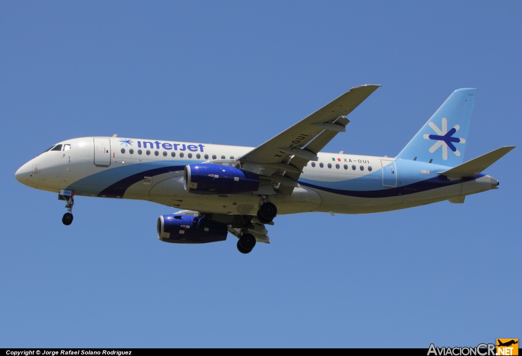 XA-OUI - Sukhoi Super Jet 100-95B - Interjet