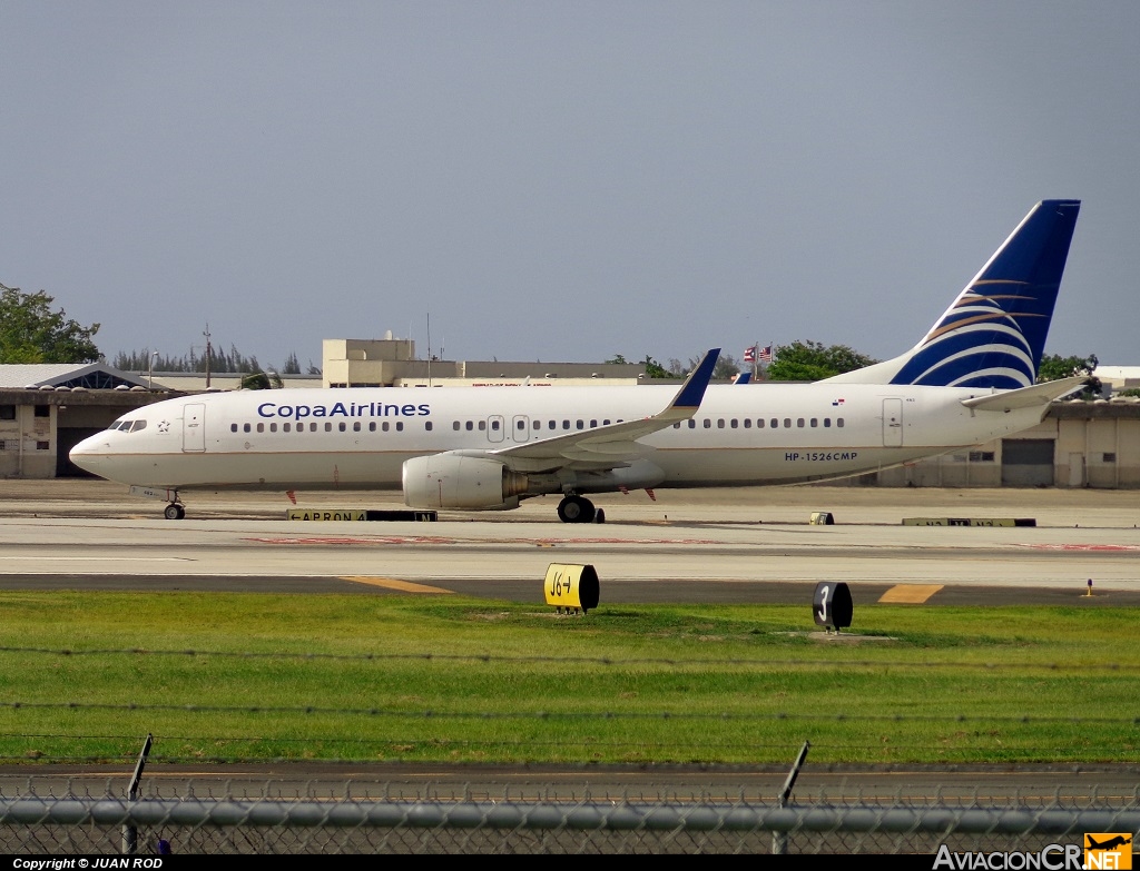 HP-1526CMP - Boeing 737-8V3 - Copa Airlines