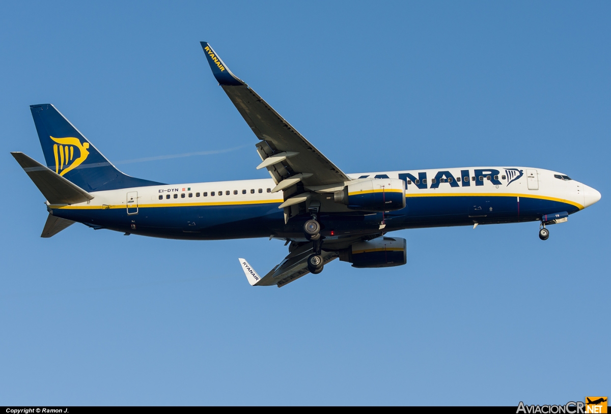 EI-DYN - Boeing 737-8AS - Ryanair