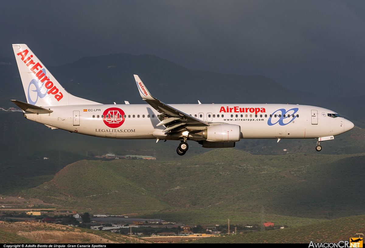 EC-LPR - Boeing 737-85P - Air Europa