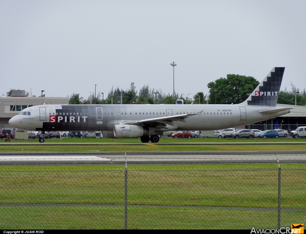N587NK - Airbus A321-231 - Spirit