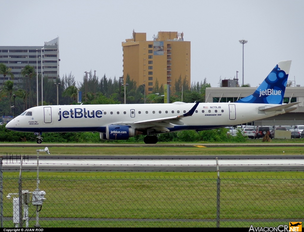 N179JB - Embraer 190-100 IGW - Jet Blue