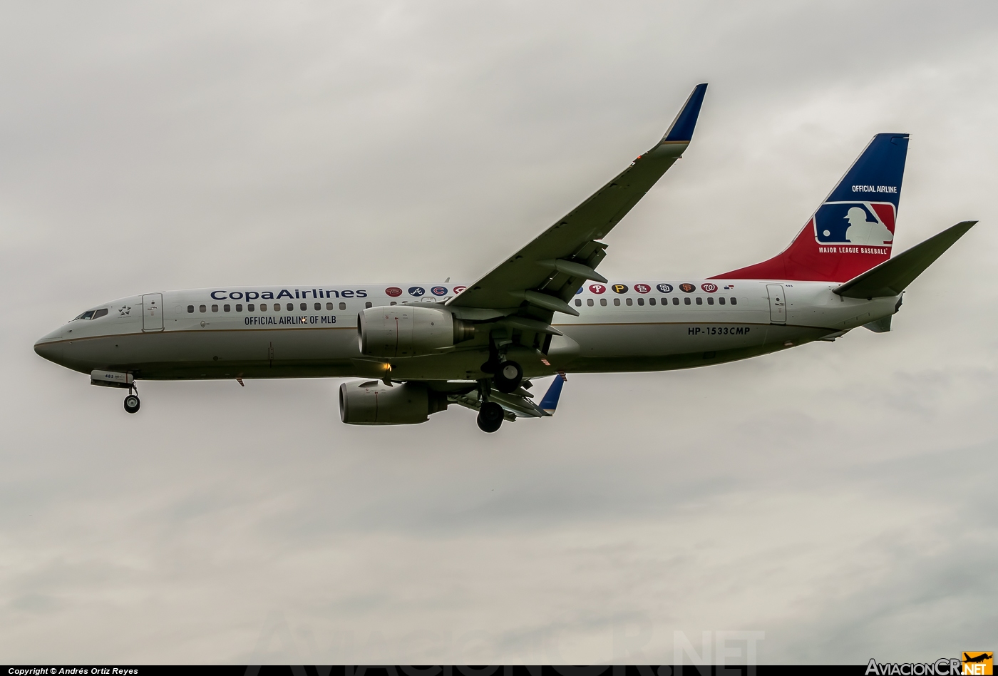 HP-1533CMP - Boeing 737-8V3 - Copa Airlines