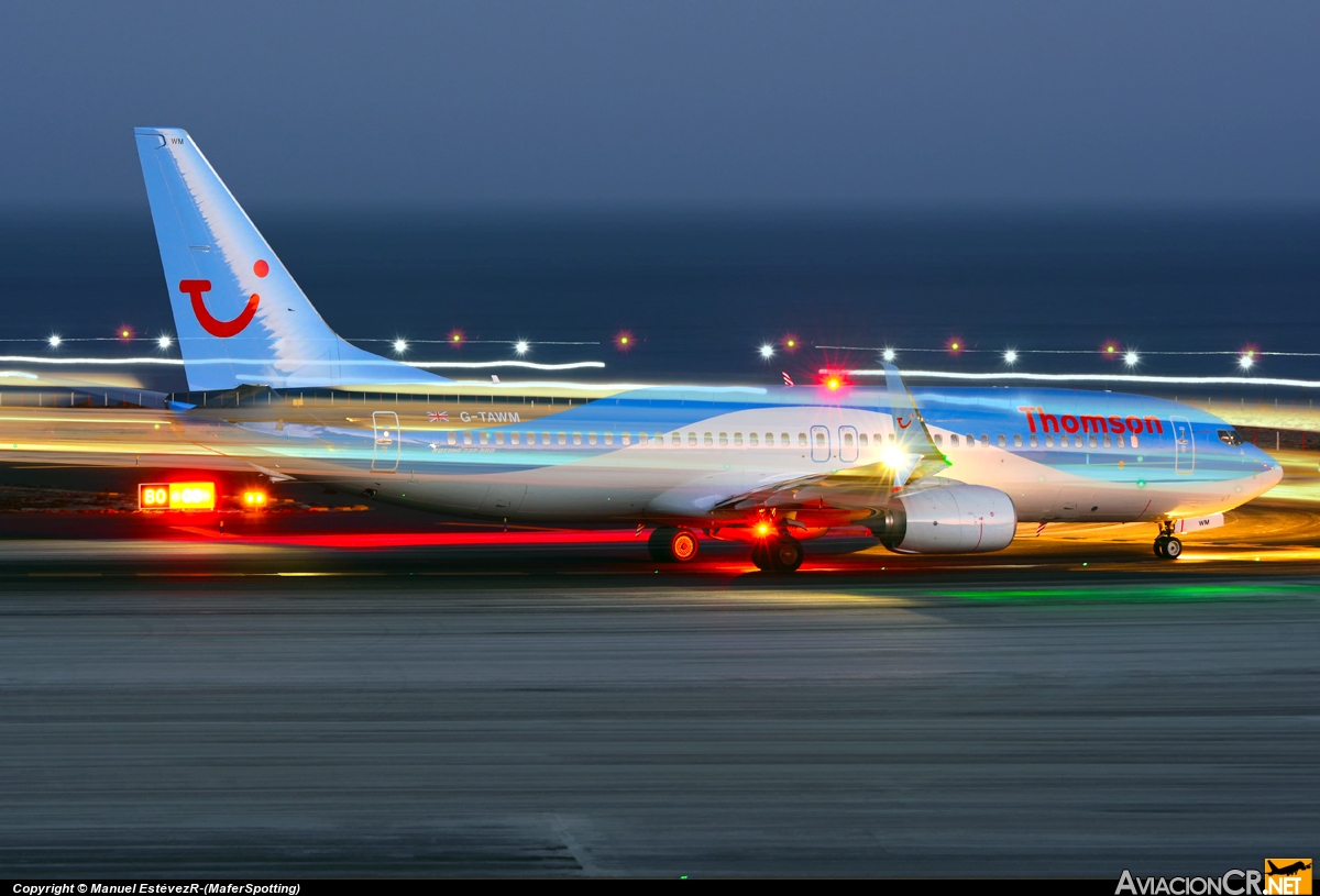 G-TAWM - Boeing 737-8K5 - Thomson Airways