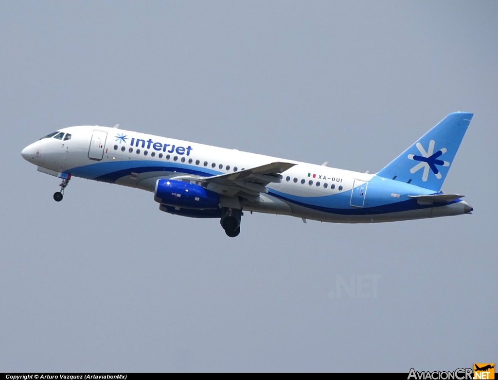 XA-OUI - Sukhoi Super Jet 100-95B - Interjet