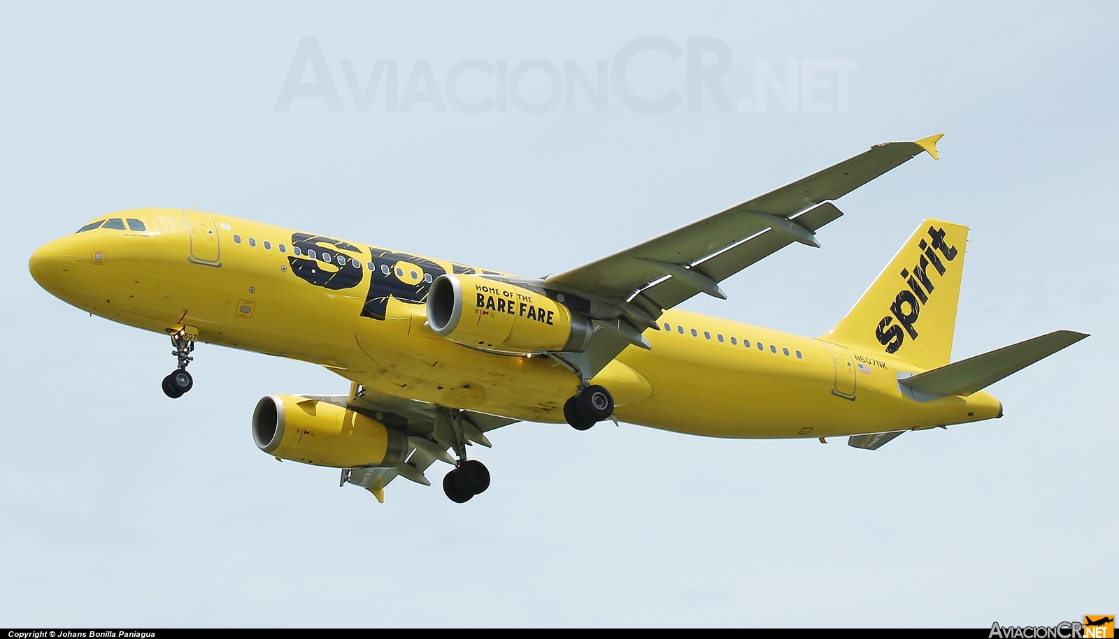 N607NK - Airbus A320-232 - Spirit Airlines