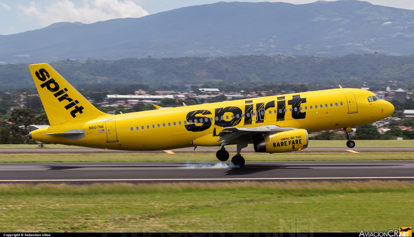 N607NK - Airbus A320-232 - Spirit Airlines