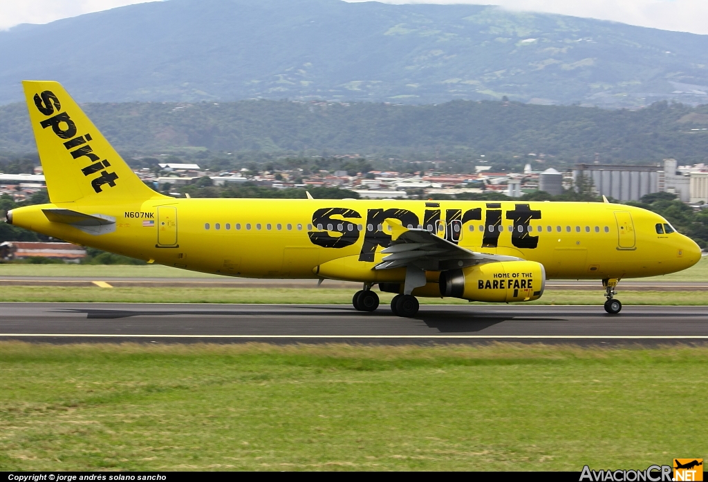 N607NK - Airbus A320-232 - Spirit Airlines