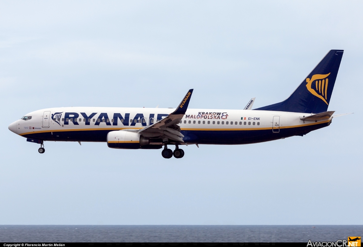 EI-ENK - Boeing 737-8AS - Ryanair