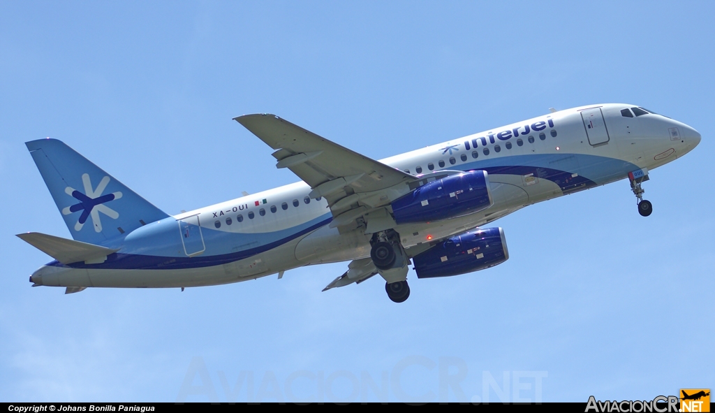 XA-OUI - Sukhoi Super Jet 100-95B - Interjet