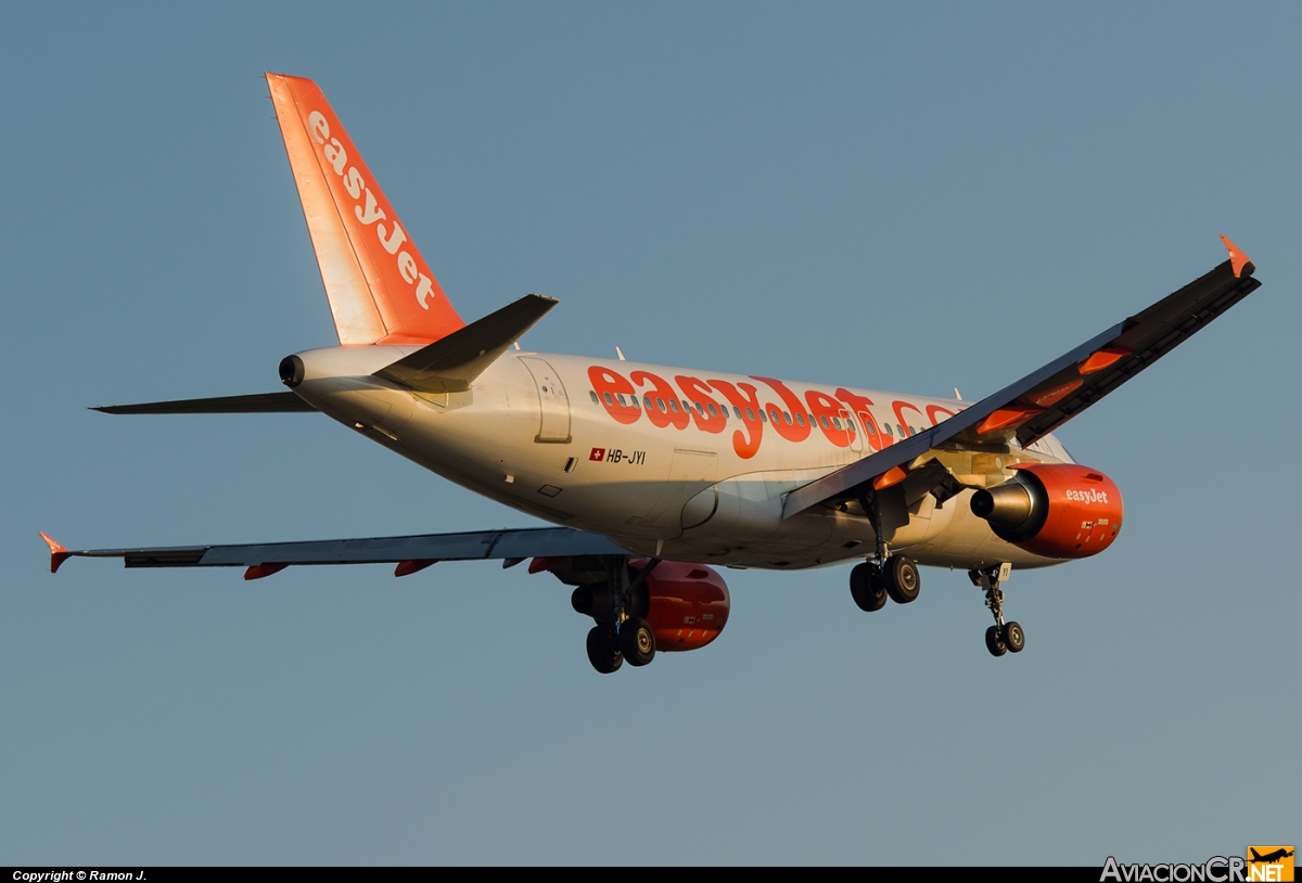 HB-JYI - Airbus A319-111 - EasyJet Switzerland