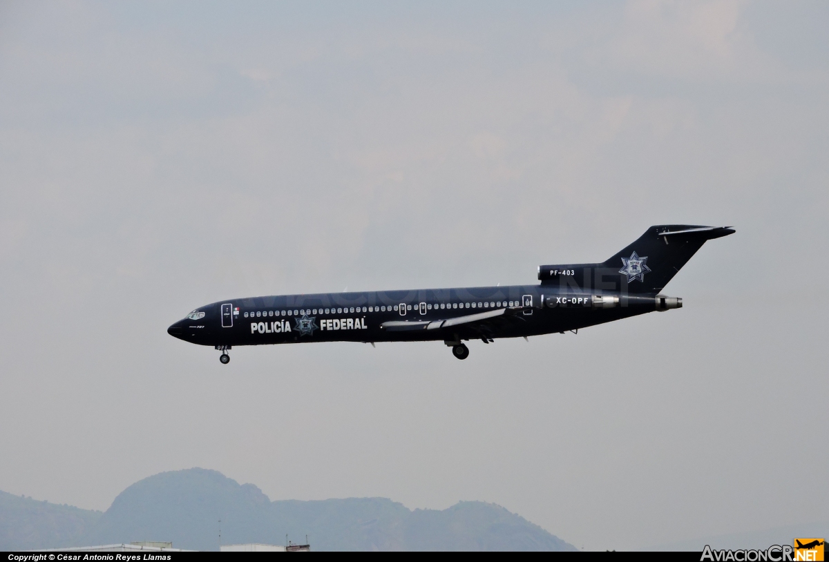 XC-OPF - Boeing 727-264(Adv) - Policia Federal Preventiva (PFP) - Mexico