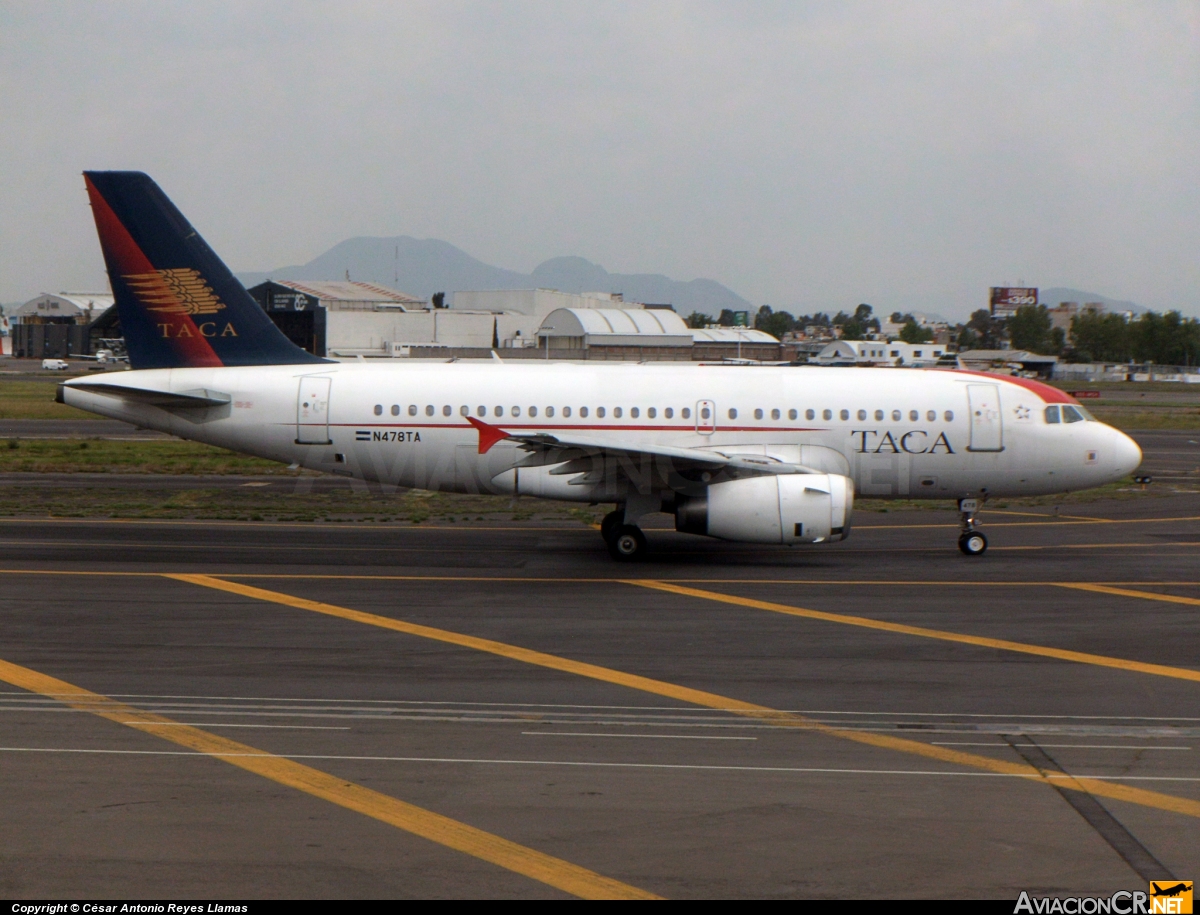 N478TA - Airbus A319-132 - TACA