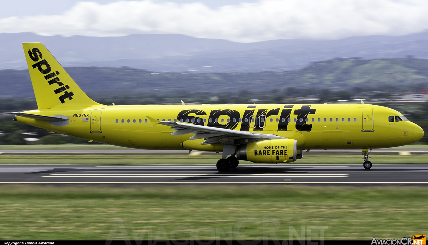 N607NK - Airbus A320-232 - Spirit Airlines