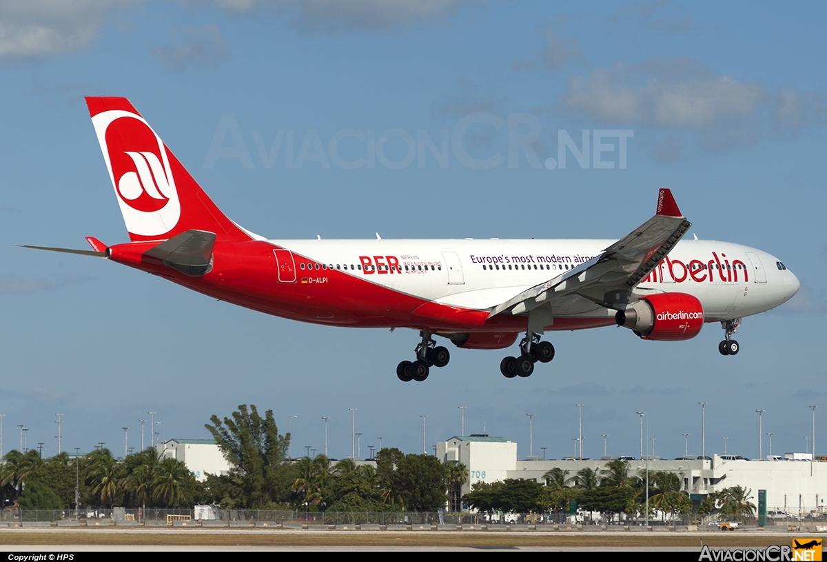 D-ALPI - Airbus A330-223 - Air Berlin