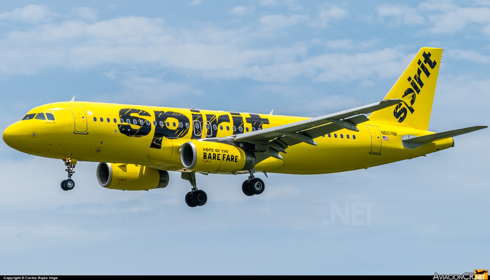 N607NK - Airbus A320-232 - Spirit Airlines