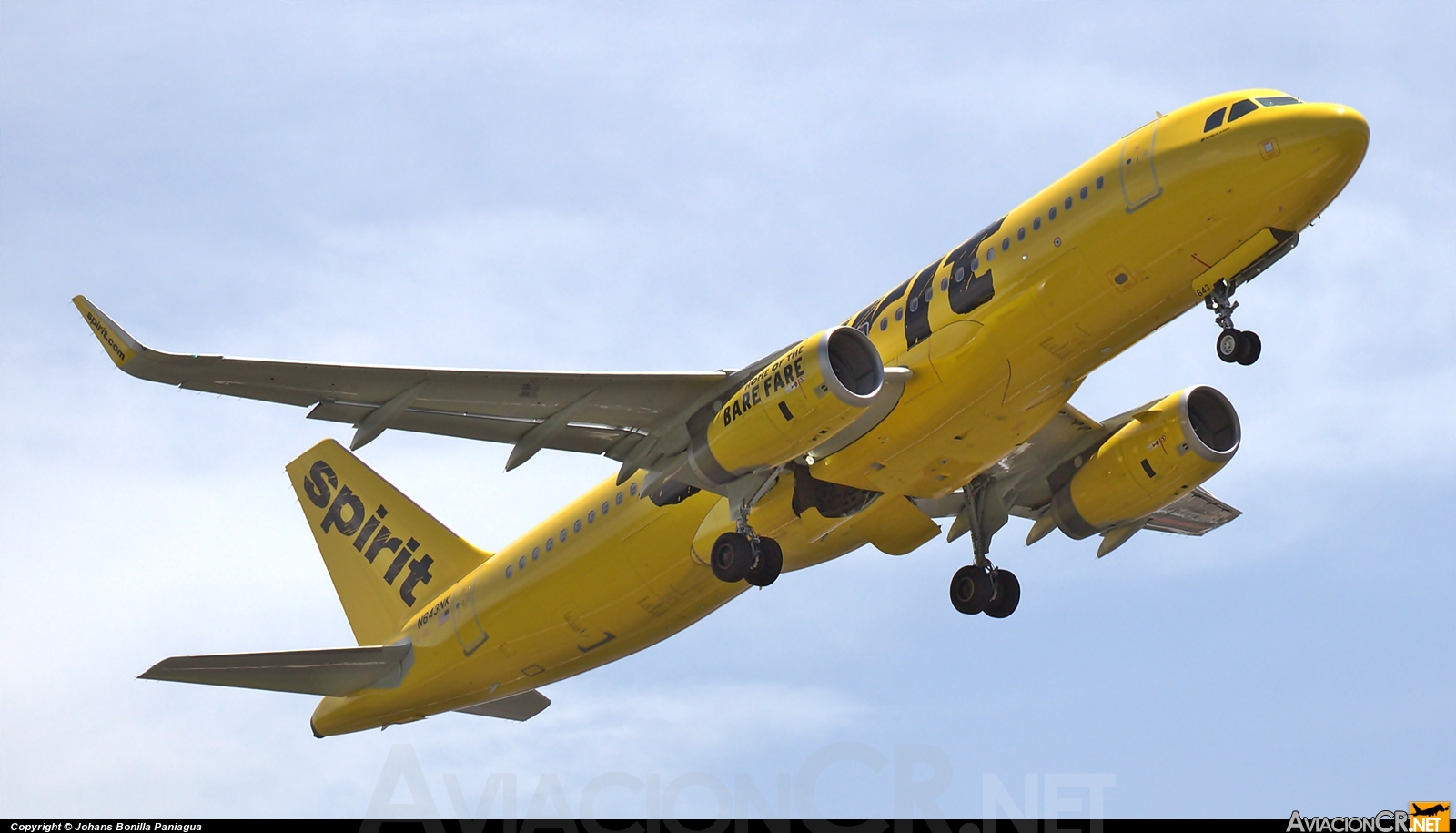 N643NK - Airbus A320-232 - Spirit Airlines