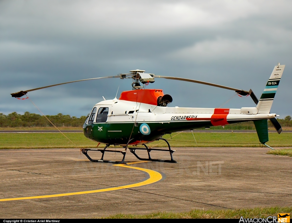 GN-924 - Helibras AS-350B-2 Esquilo - Gendarmería Argentina 