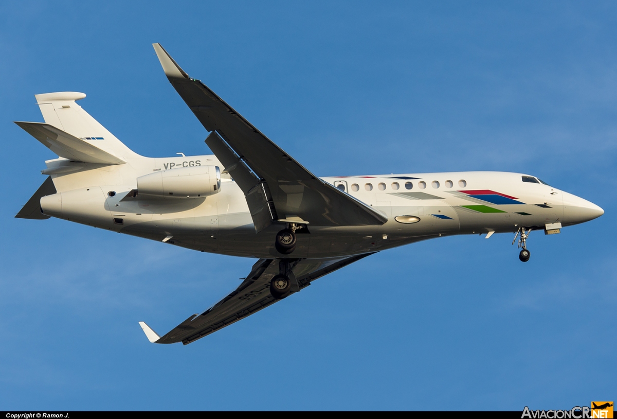 VP-CGS - Dassault Falcon 7X - Volkswagen Air Service