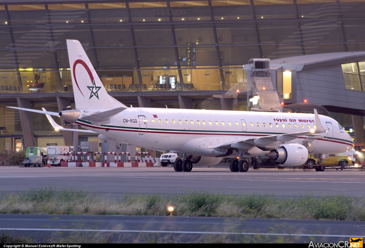 CN-RGO - Embraer ERJ-190AR (190-100IGW) - Royal Air Maroc - RAM