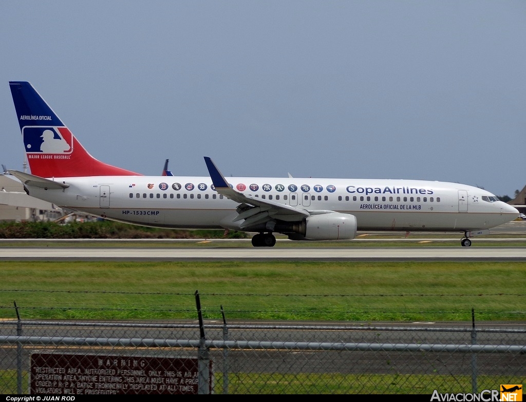 HP-1533CMP - Boeing 737-8V3 - Copa Airlines