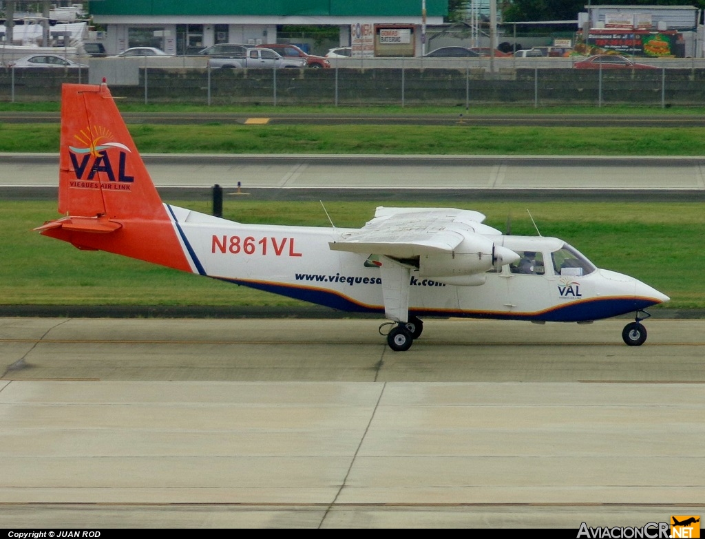 N861VL - Britten-Norman BN-2B-26 Islander - Vieques Air Link