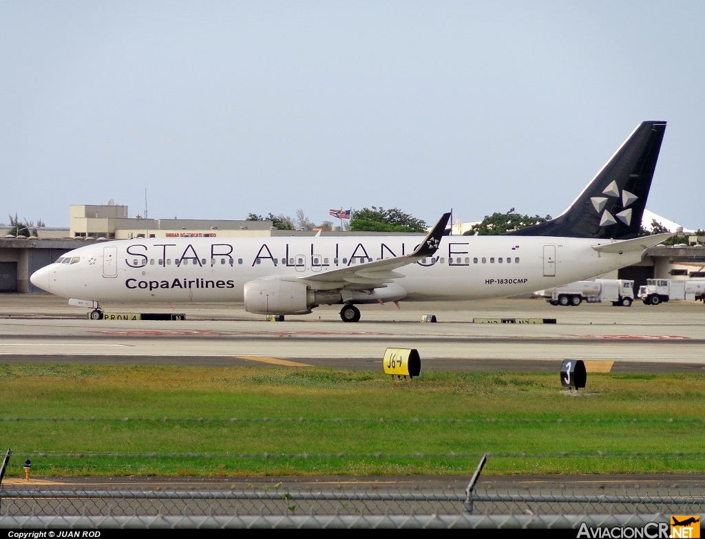 HP-1830CMP - Boeing 737-8V3 - Copa Airlines