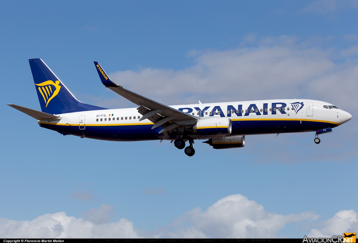 EI-FIL - Boeing 737-8AS - Ryanair