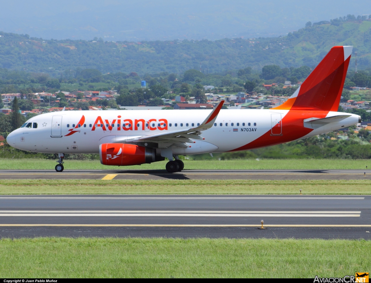 N703AV - Airbus A319-132 - Avianca