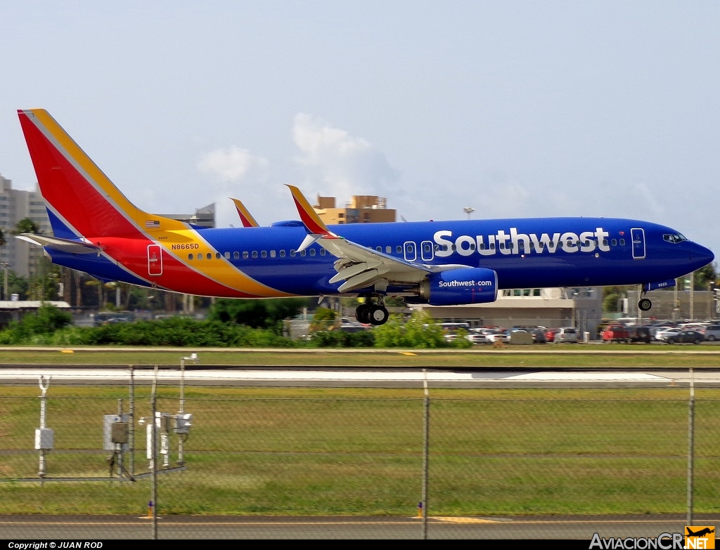 N8665D - Boeing 737-8H4(WL) - Southwest Airlines