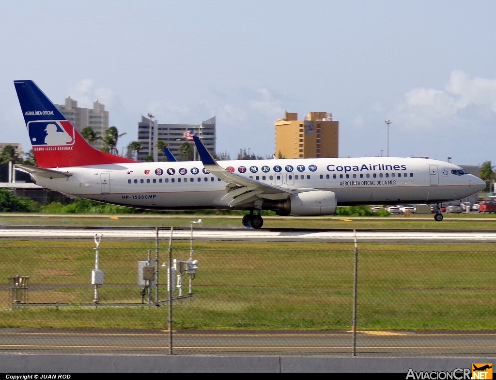 HP-1533CMP - Boeing 737-8V3 - Copa Airlines