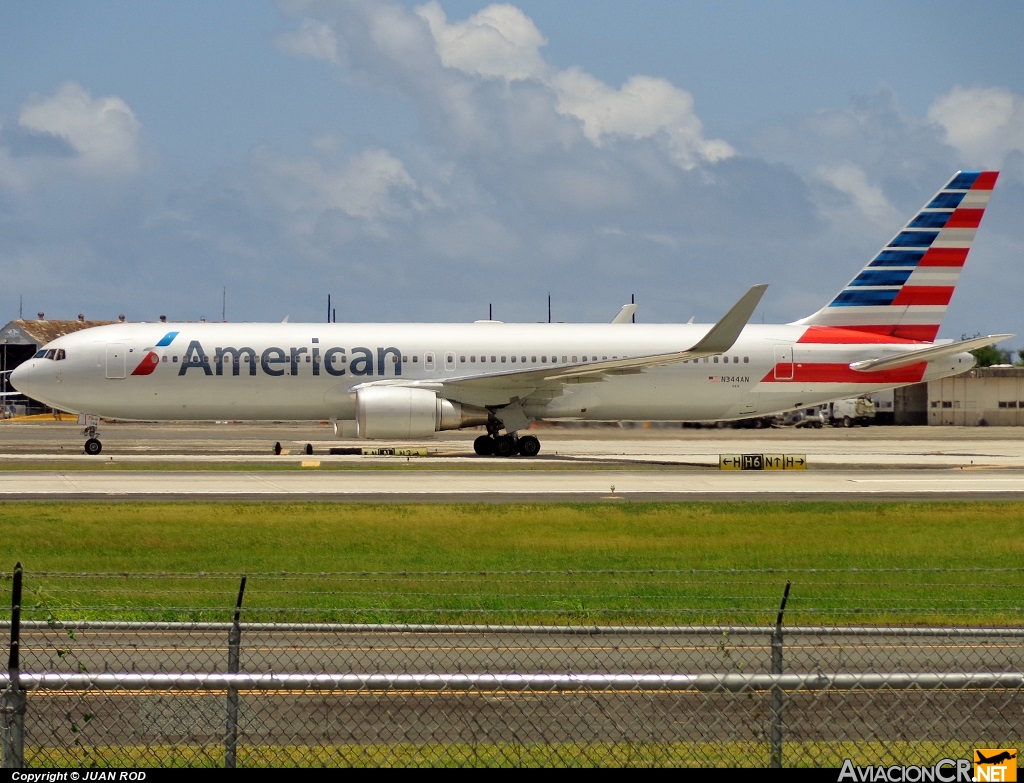 N344AN - Boeing 767-323/ER - American Airlines