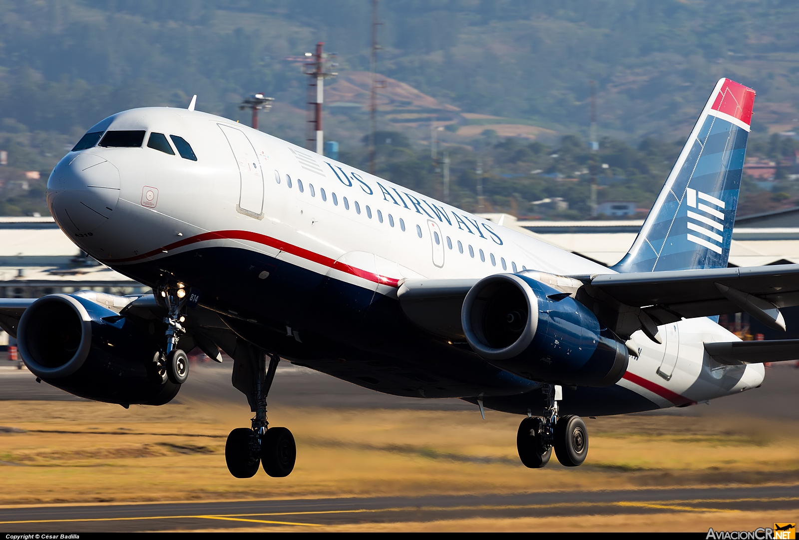 N814AW - Airbus A319-132 - US Airways