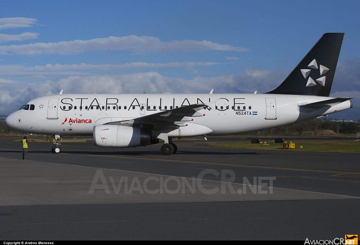 N524TA - Airbus A319-132 - Avianca