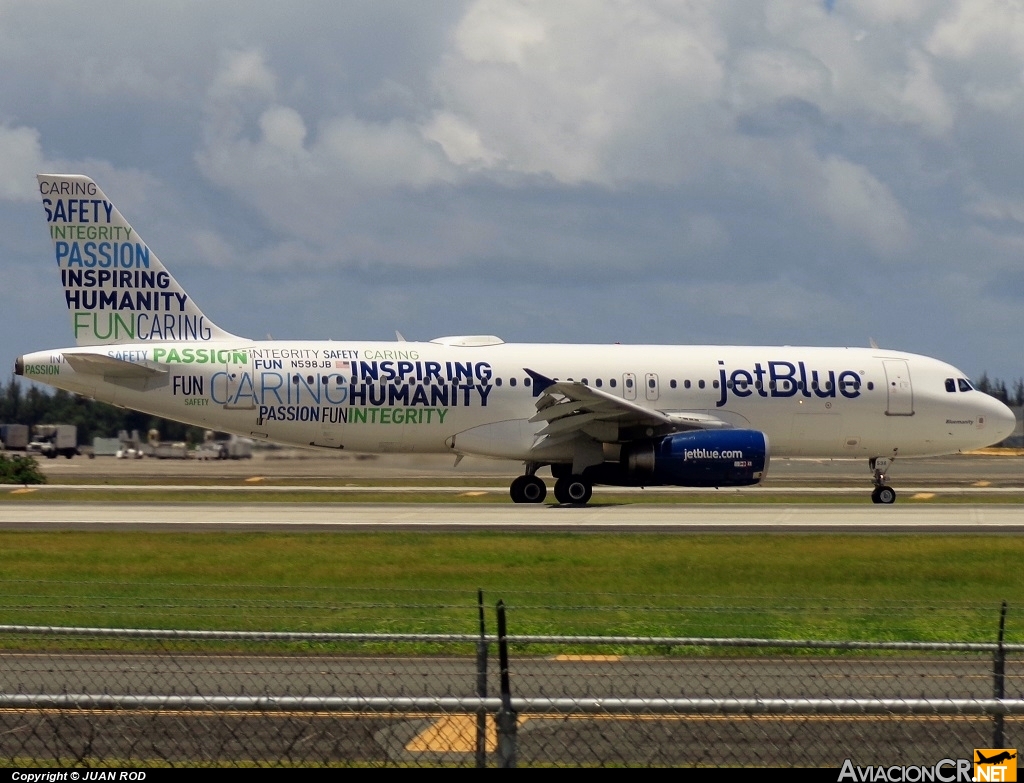 N598JB - Airbus A320-232 - Jet Blue