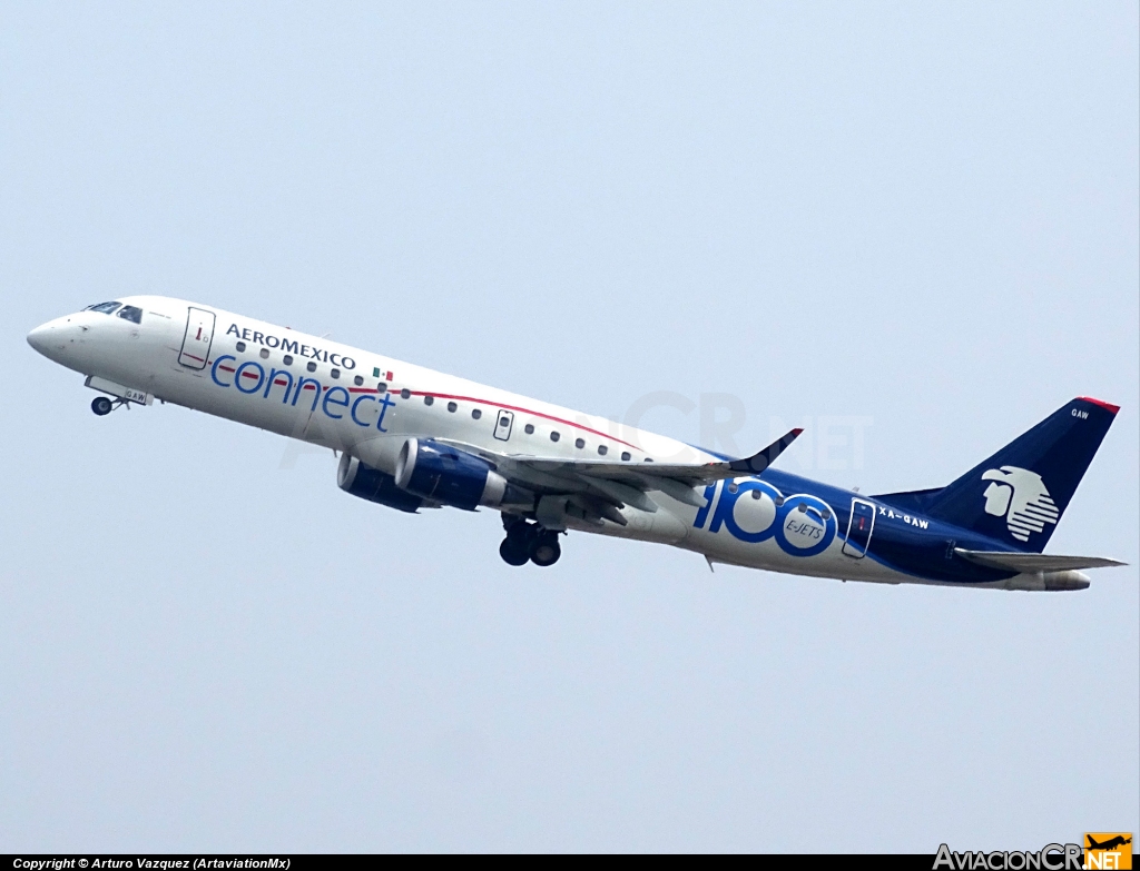 XA-GAW  - Embraer ERJ-190-100AR - Aeroméxico Connect (Aerolitoral)
